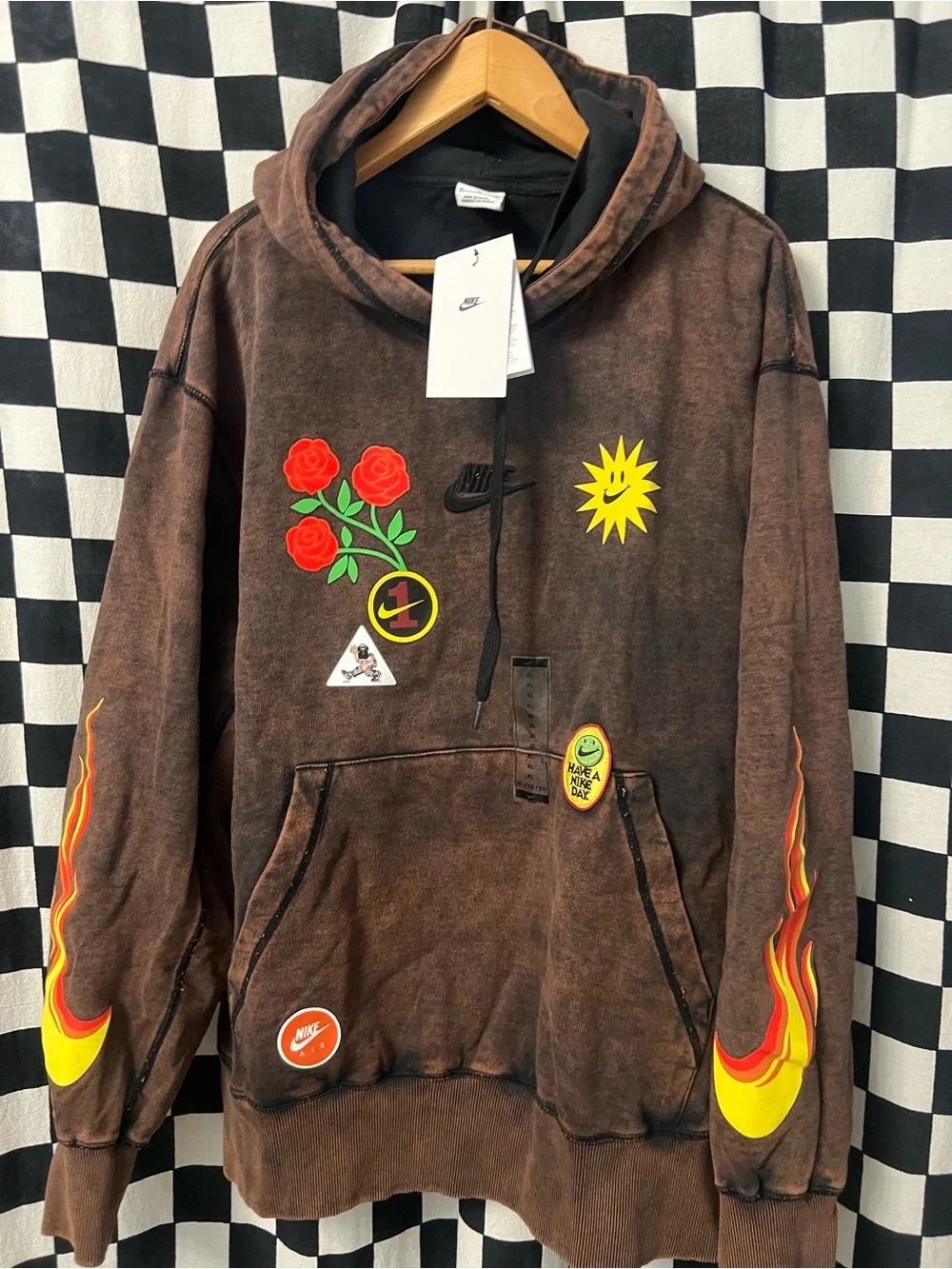 Nike Sportswear Pullover Hoodie Game Brown Have A NikeDay